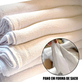 20 Pano De Chao Atacado Saco Alvejado Branco Máxima Absorção
