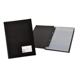 20 Pastas Catálogo Preta C 100 Envelopes Plásticos Finos Acp