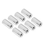 20 PCS Kit De Porca De Acoplamento Redondo Porca De Acoplamento Redondo Kit De Porca De Acoplamento Redondo Porca De Acoplamento De Rosca Fêmea M6x1 0 10 L20mm 304 Porcas De
