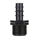 20 Peças 1 5 1 Cm Barb X 3 10 2 Cm NPT Conector Macho Adaptador De Irrigação Por Gotejamento Yulaiyoen Acessórios De Acoplamento Para 16 Mm 1 320 8 Cm ID 1 2 Polegada Tubo De Gotejamento Farpa De