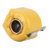 20 Peças Capacitor Variável Trimmer Amarelo 40pf