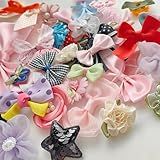 20 Peças De Apliques De Enfeite De Casamento Para Artesanato Em Fita De Flores