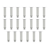 20 Pezinho Regulavel Para Moveis De Cozinha 15 Cm Quadrado