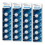 20 Pilhas Philips Cr2032 3v Bateria