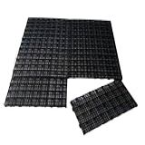 20 Pisos Plastico Preto Estrado Pallet 50x25cm Palete