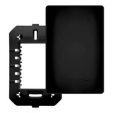 20 Placa Cega C Suporte 4x2 Habitat Black Fame 4068 Corrente Nominal 16 A Voltagem Nominal 250v