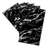 20 Placas Adesiva Parede Piso Painel Mármore Preto Vinílico Premium Autocolante 3d Lavavel 30x60cm