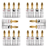 20 Plug Banana Nakamichi 24k Caixa Som Receiver Home Theater