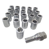 20 Porcas Lob Allen Roda Esportiva Gm Ford toyota