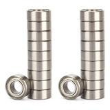 20 Rolamentos Mr105 zz 5 X 10 X 4 Mm Ambos Os Lados 