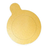20 Un Base Para Bolo Doces Ultrafest Dourada 8cm