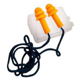 20 Un Protetor Auricular Plug Silicone 18 Db Com Cordão Top