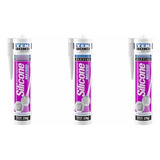 20 Un Silicone Acético Multiuso Tekbond Transparente 270g