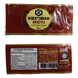 20 Unid Molho Shoyu Kikkoman Fermentação Natural Sachê 8ml