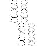 20 Unidades Tiara Ondulada Cachos Cabelos Cacheados Faixa Elástica Grampos Elasticos Presilha Turbante Elástico Bandana Frizzer Metal Lenço Primavera Arco De Cabelo Cara Chapelaria