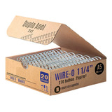 20 Wire O Para Encadernação A5 1 1 4 2x1 270 Folhas Branco