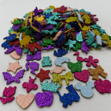 200 Adesivos Pet Piercings Lacinhos Eva Com Glitter Para Pet