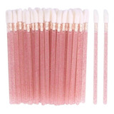 200 Aplicador Pincel Descartável Gloss Batom Limpeza Cílios