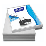 200 Folhas A4 Adesivo Offset Fosco Liso Imp Cartucho E Laser