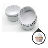 200 Forminha Papel Branca Cupcake Empada Nº0b Forneável Bax 