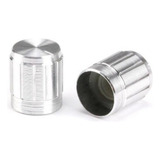 200 Knob Alumínio P/ Potênciometro Eixo 6mm - Prata