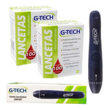 200 Lanceta Glicose Agulha Glicemia + 1 Caneta Lancetadora