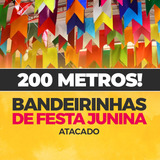 200 Metros De Bandeirinhas De Papel Seda Festa Junina