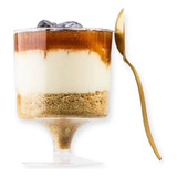 200 Mini Colher Descartável P/bolo De Pote Ovo Café Gourmet 