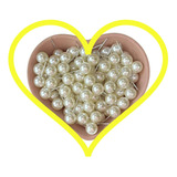 200 Pçs Brincos Perola 8mm +tarracha De Silicone-100 Pares
