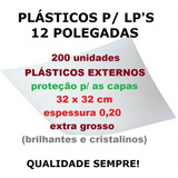 200 Plásticos P/ Capa De Lp