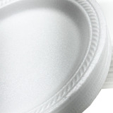 200 Pratos De Festa 15cm Isopor Eps Bolos Docinhos Salgados
