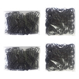 200 Regulador De 17 Mm + 200 Argolas De 13 Mm Para Sutiã Top