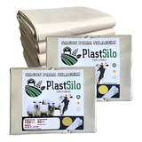 200 Sacos Para Silagem Silo Branco Forte + 200 Abraçadeiras 