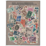 200 Selos Circulados Antigos Brasil