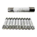 200 X Fusível Cerâmico Para Forno Microondas 20 Amperes 20a