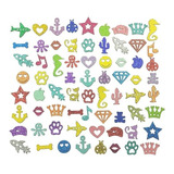 200 Adesivos Pet Piercings Eva Glitter