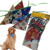 200 Bandanas Pet Shop Banho Tosa Atacado Cachorro Acessórios