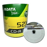 200 Cd r Ridata Logo 700mb 80minutos 52x Original Ritek