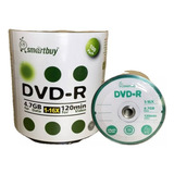 200 Dvd r Smartbuy Logo 4 7 Gb 120 Minutos Original Lacrado