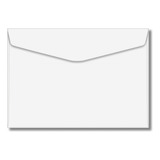 200 Envelope Carta 114x162mm Branco Offset 63g 200 Un