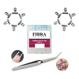 200 Fibra Fio A Fio 12 Presilhas P Unhas Pinça Curva