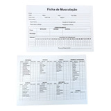 200 Fichas Treino Musculação Academia 15x21cm 180g