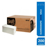 200 Guardanapo De Papel Luxo Folha Dupla Snob Gala 40x40