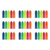 200 Kits Blocos Marcador De Página 5 Cores 100 Marcadores