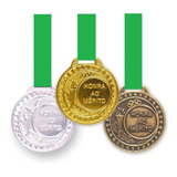 200 Medalhas Metal 29mm Honra Mérito Ouro Prata Bronze