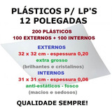 200 Plásticos Lp Vinil 100 Extra