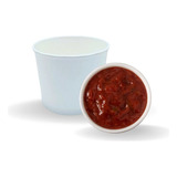 200 Potes D Papel Biodegradável Açaí Sorvete 140ml Sem Tampa