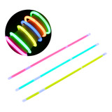 200 Pulseira Neon Brilho Forte Fluorecente Festa Balada
