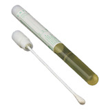 200 Swab Estéril Ponta Rayon C Meio Stuart Absorve Cral