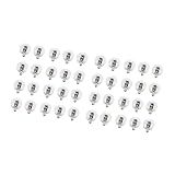 200 Unidades Conector Prendedor De Conexão De Móveis Porcas De Móveis Kit De Conexão De Móveis Encaixes De Came De Conexão De Móveis Gaveta Suíte Ferro Branco
